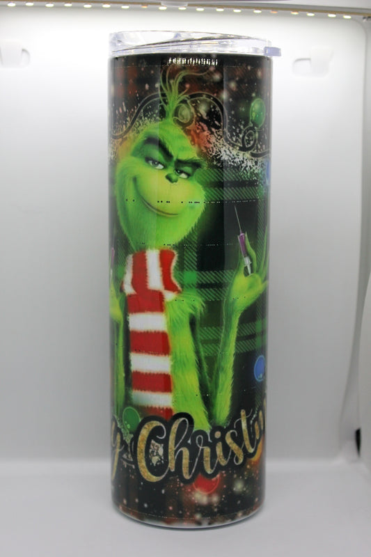 20 oz Tumbler Grinch